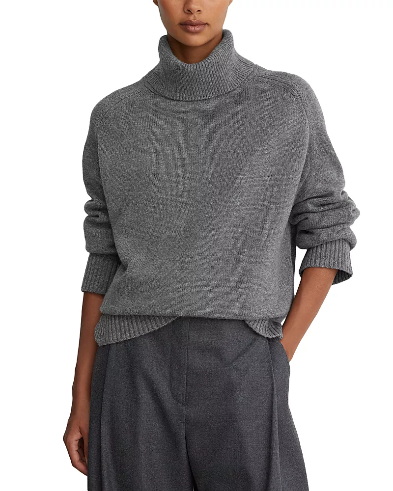 Reiss Harriet Wool & Cashmere Turtleneck Sweater