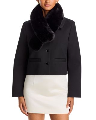 Faux Fur Skinny Scarf - Exclusive