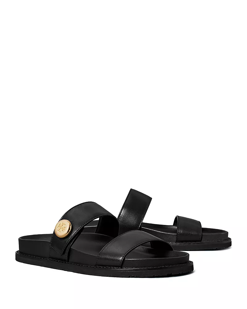 Tory Burch Women's Romy Sport Leather Slide Sandals