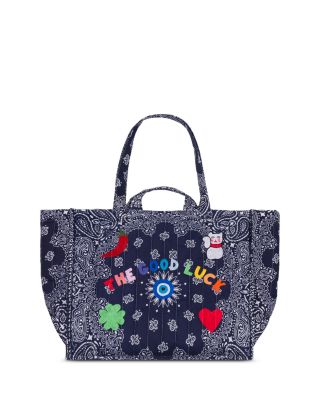 Maxi Cabas Quilted Bandana Tote