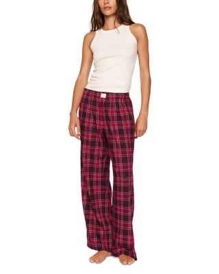 Eberjey Pull On Faux Fly Pajama Pants