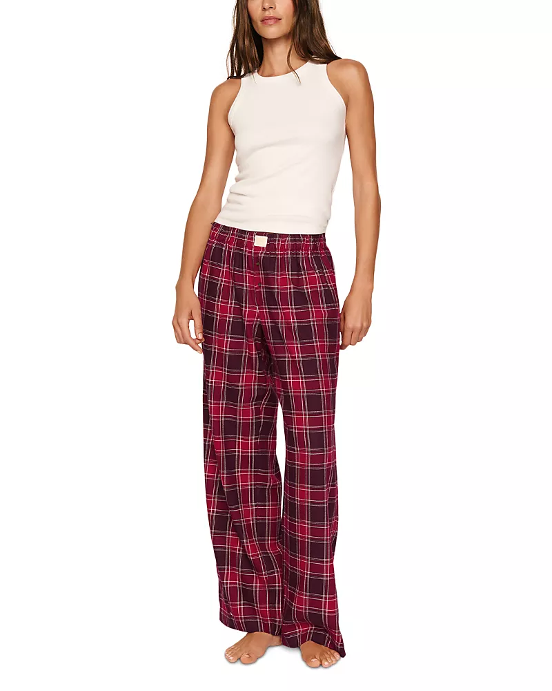 Eberjey Pull On Faux Fly Pajama Pants