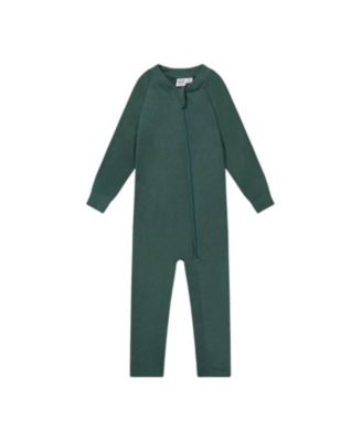 Unisex One Piece Asymmetric Zip Stretch Thermal Underwear - Little Kid, Big Kid