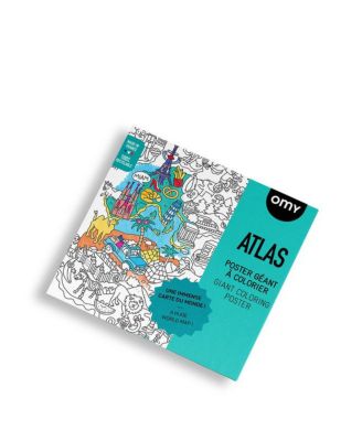 Giant Coloring Poster Atlas - Ages 3+