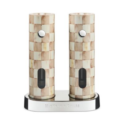 Courtly Check Electric Salt & Pepper Grinder Set
