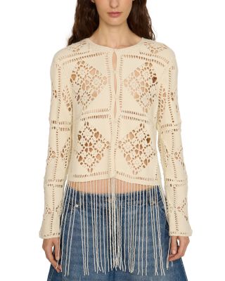 Danica Crewneck Cardigan Sweater