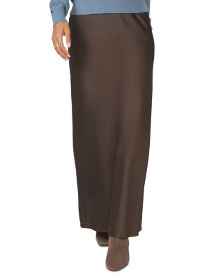 Satin A Line Slip Skirt