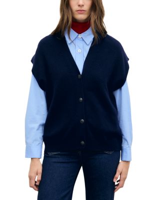 Reba Wool Cardigan Vest 