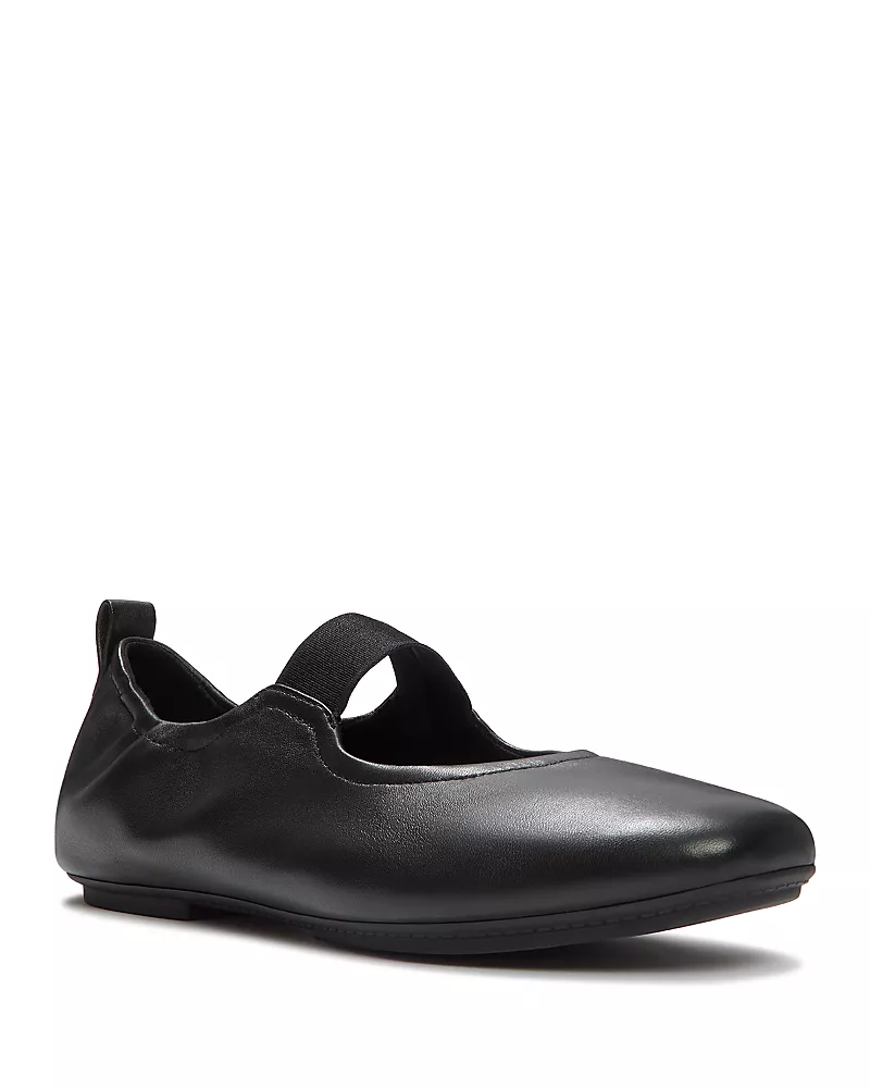 FitFlop Women's Delicato Poise Leather Mary Jane Flats