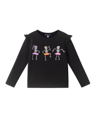 Girls' Ruffle Shoulder Graphic Tee - Little Kid