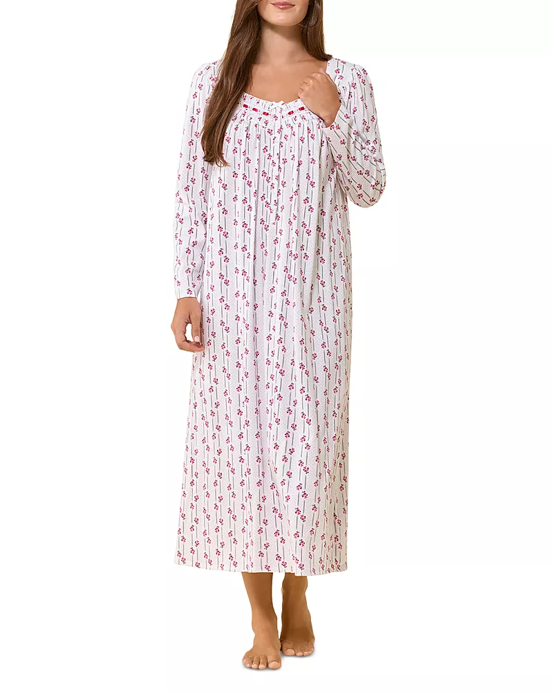 Eileen West Cotton Brushed Jersey Nightgown