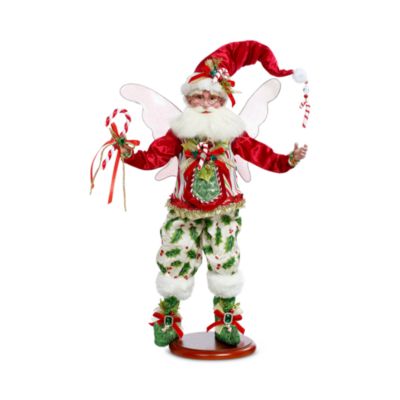 Candy Cane Holly Fairy Figure
