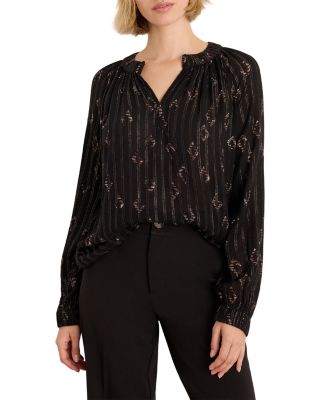 Diamond Metallic Jacquard Shirt