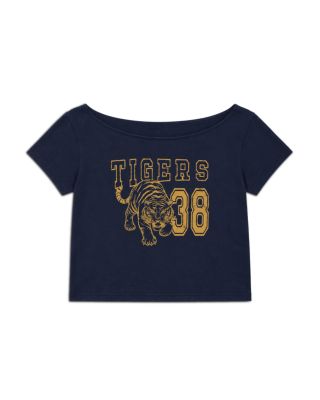 Girls' Reign Tween Off-the-Shoulder Cotton Tee - Big Kid