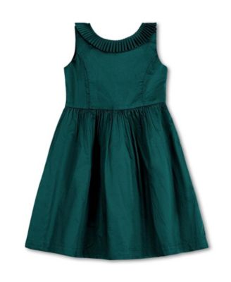  Girls' Organic Pleated Collar Party Dress - Little Kid, Big Kid