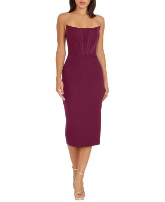  Cosette Corset Strapless Bodycon Dress