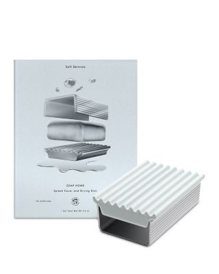 Soap Home Splash Cover & Drying Dish - Frost