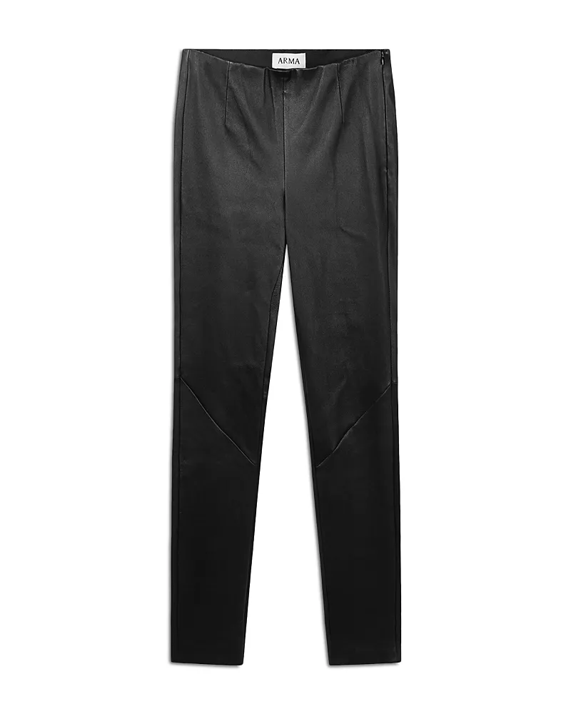 Arma Marlon Leather Zip Hem Pants