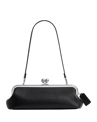 Kisslock 30 Leather Shoulder Bag