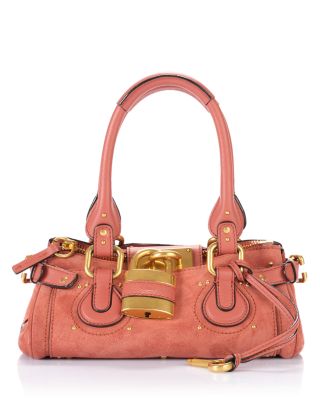 Paddington Small Suede Shoulder Bag
