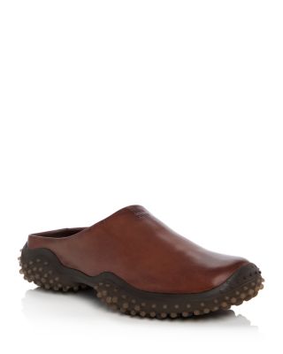 Women's Leather Mule Flats 