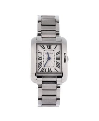  Tank Anglaise Quartz Watch in Stainless Steel 23mm