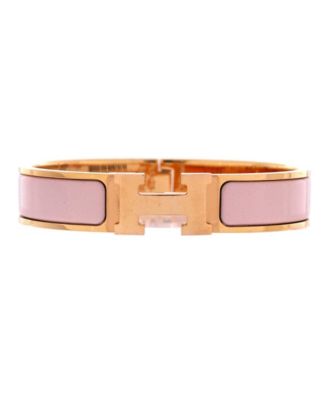 Narrow Clic H Bracelet Enamel