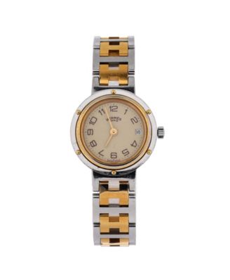 Clipper Quartz Watch in Stainless Steel with Plated Metal 24mm