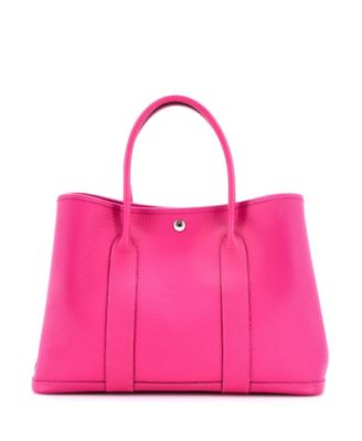 36 Garden Party Tote Leather