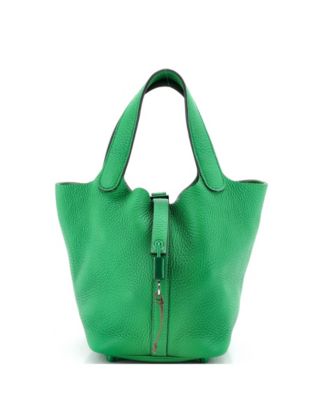 PM Monochrome Picotin Lock Bag Clemence
