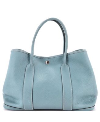 36 Garden Party Tote Leather