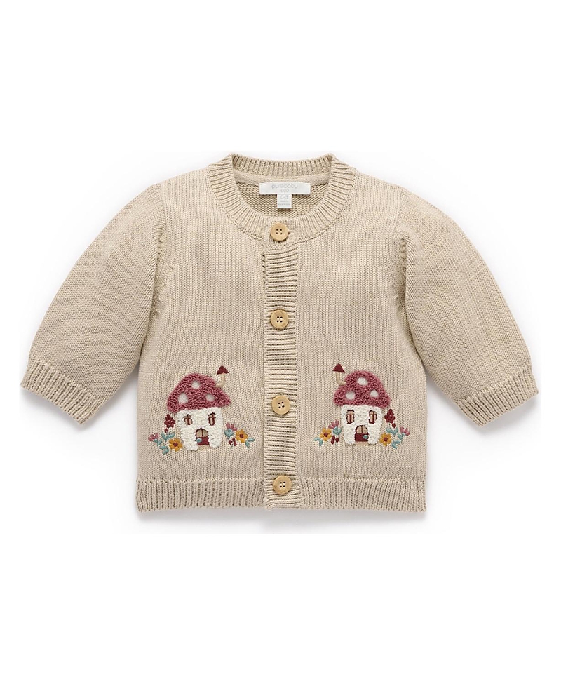 Purebaby Girls' Toadstool Cardigan - Baby