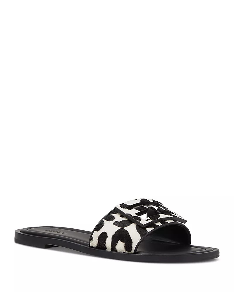 Fendi Women's Tube Calf Hair Sandals