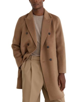 Dusk Wool Blend Double Breasted Overcoat