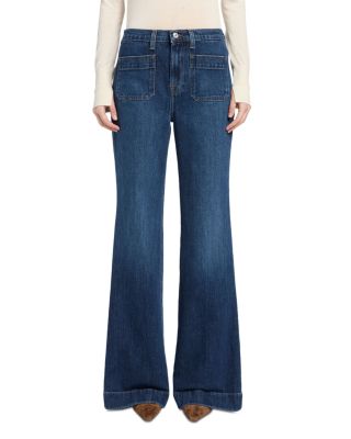 Modern Dojo High Rise Flare Jeans in Radar
