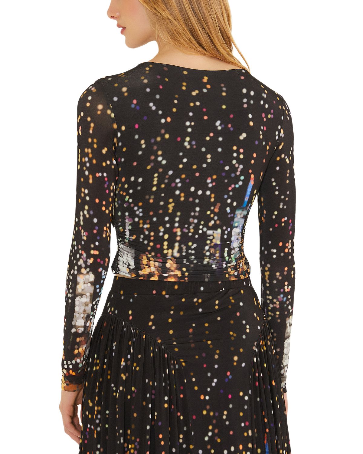 NYC Skyline Twist Front Blouse thumbnail 3