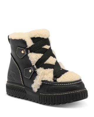 Women's Ona Ave™ Alpine  Shearling & Leather Snow Boots