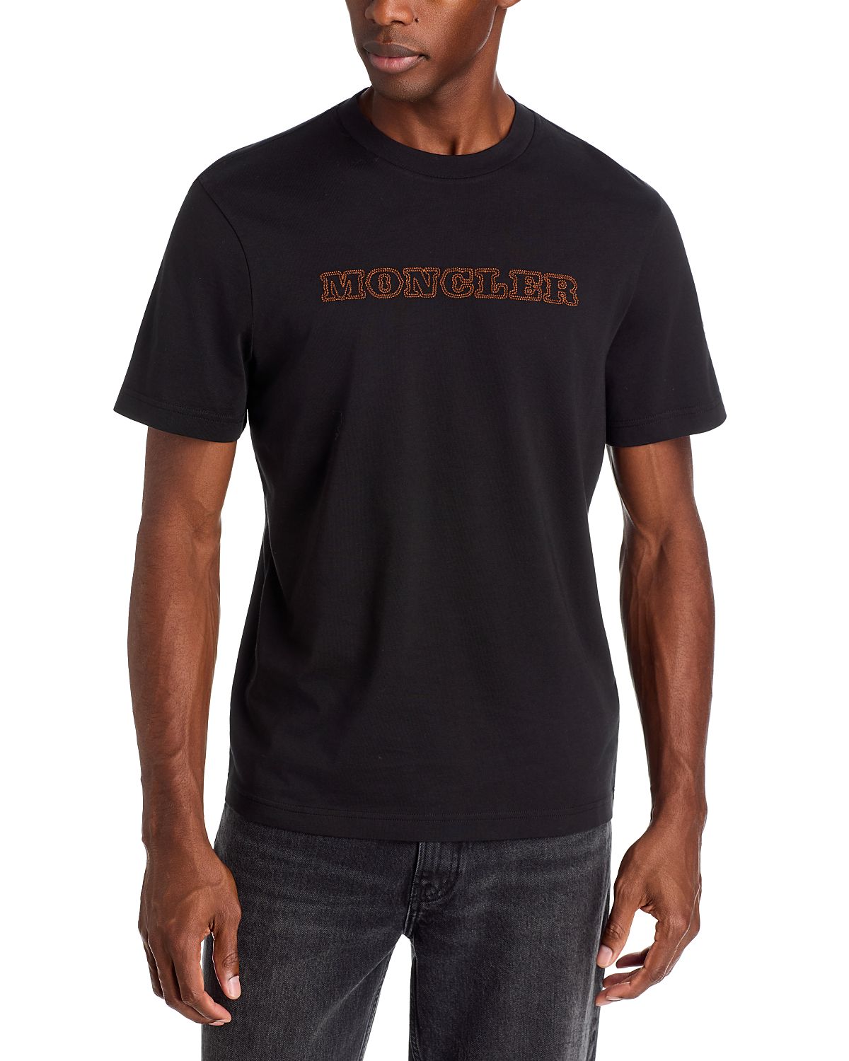 Moncler Embroidered Logo Short Sleeve Tee