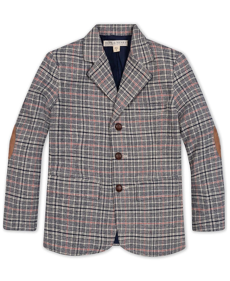 Hope & Henry Boys' Organic Brushed Cotton Suit Jacket - Baby