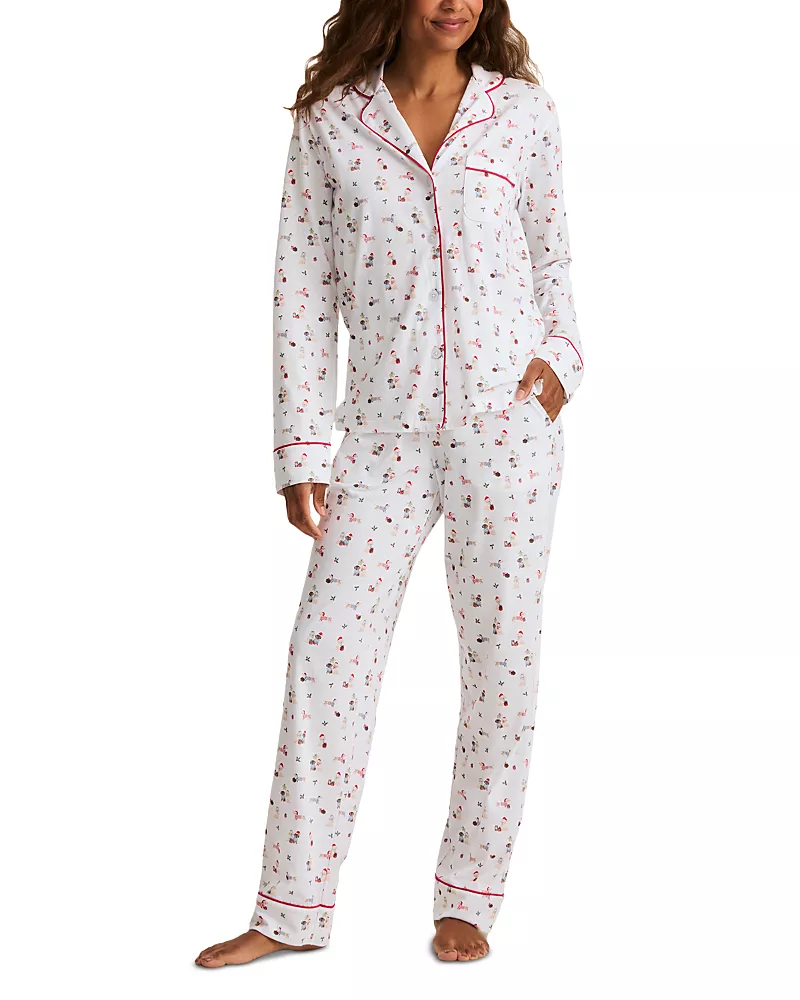 Petite Plume Woof de Noel Pima Cotton Pajama Set