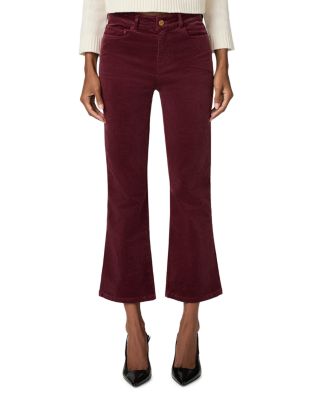 Mason High Rise Ankle Bootcut Jeans in Pinot