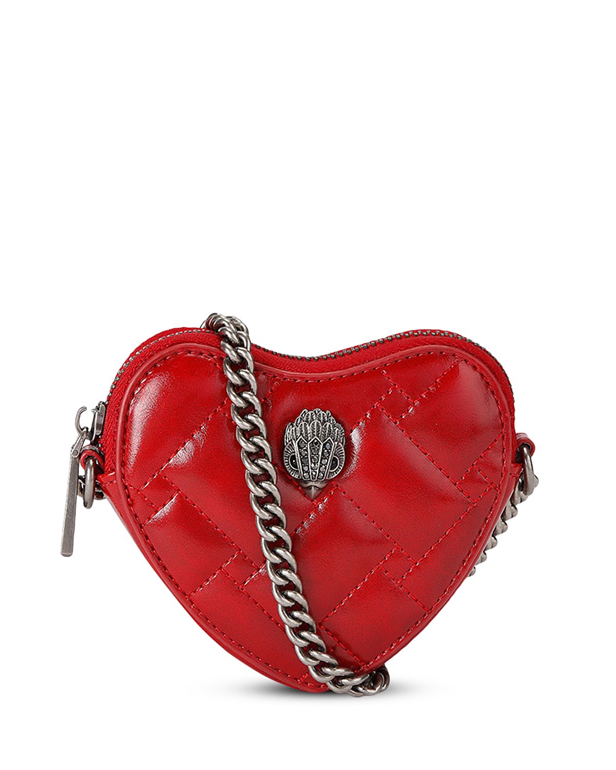 Kurt Geiger London Micro Heart Quilted Crossbody