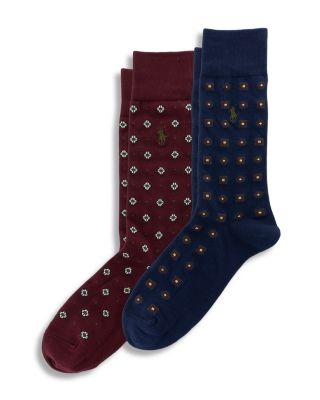 Foulard Slack Cotton Blend Socks, Pack of 2