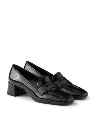 Prada Women's Patent Leather Loafers