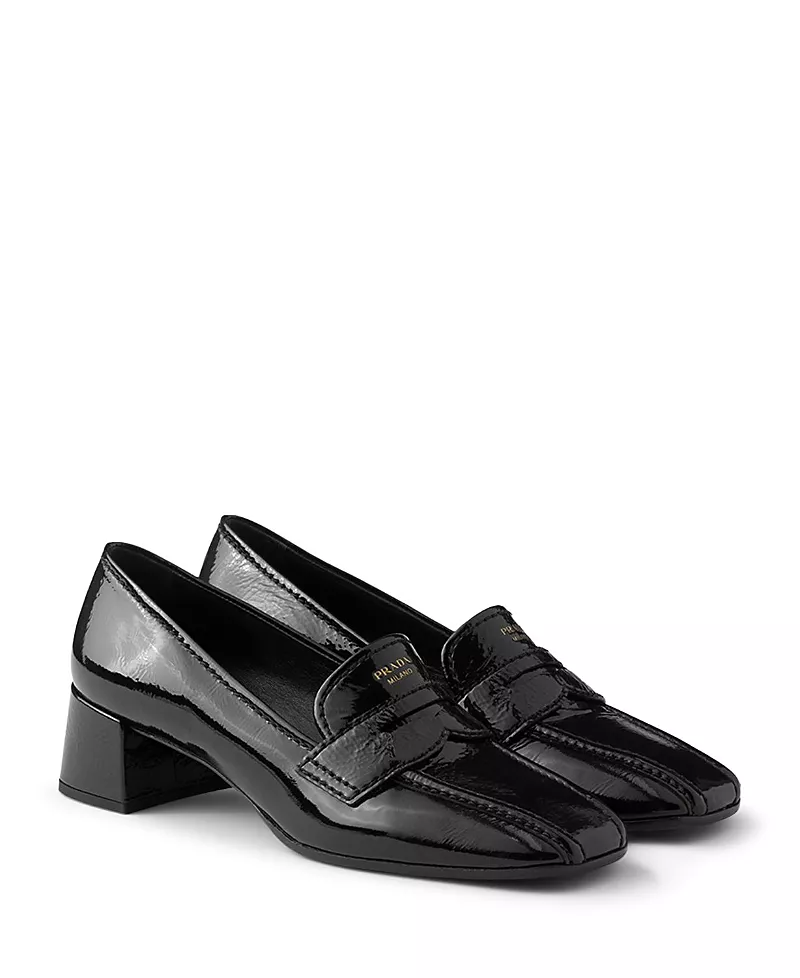 Prada Women's Patent Leather Loafers