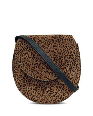 The Small Suede Saddle Bag