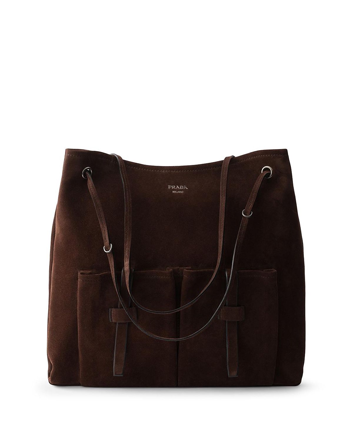 Prada Route Large Suede Bag