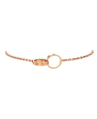  Love Interlocking Bracelet 18K Rose Gold