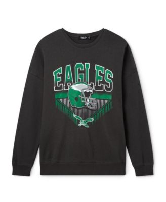  Unisex NFL Philadelphia Eagles Drop Shoulder Crew Fleece