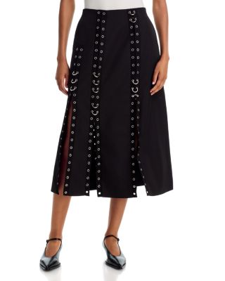 Grommet Ring Ripple Skirt